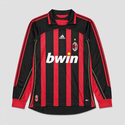 AC Milan Retro Home Long Sleeve Jersey 2006/07