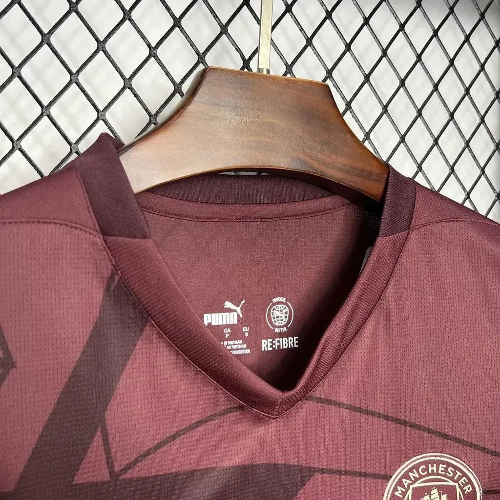 Camisa Manchester City II 24/25 Torcedor - Bordô - foto 7