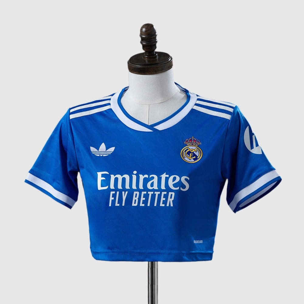Camisa Cropped Real Madrid III 25/26 Feminina