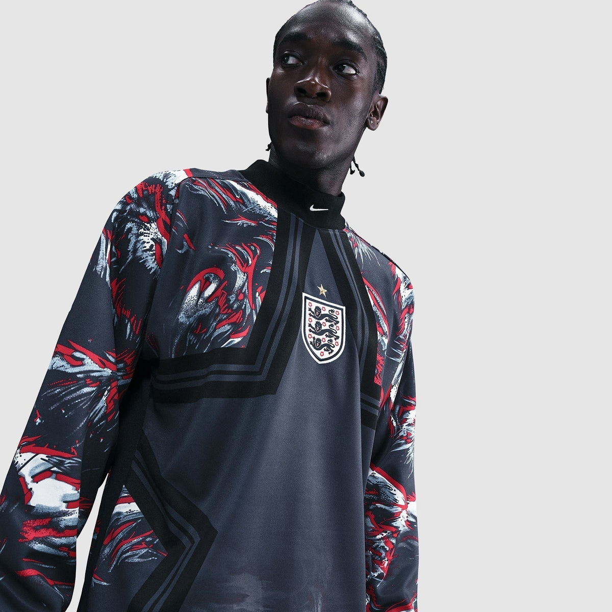 Camisa de Goleiro Manga Longa Inglaterra 26/27 Torcedor - foto 3