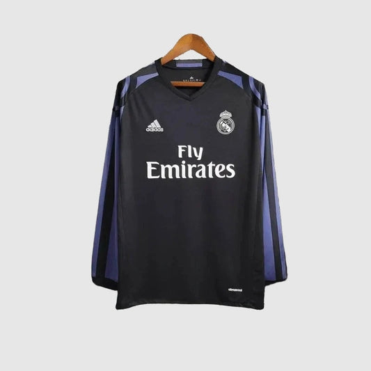 Camisa Retrô Manga Longa Real Madrid II 2016/17