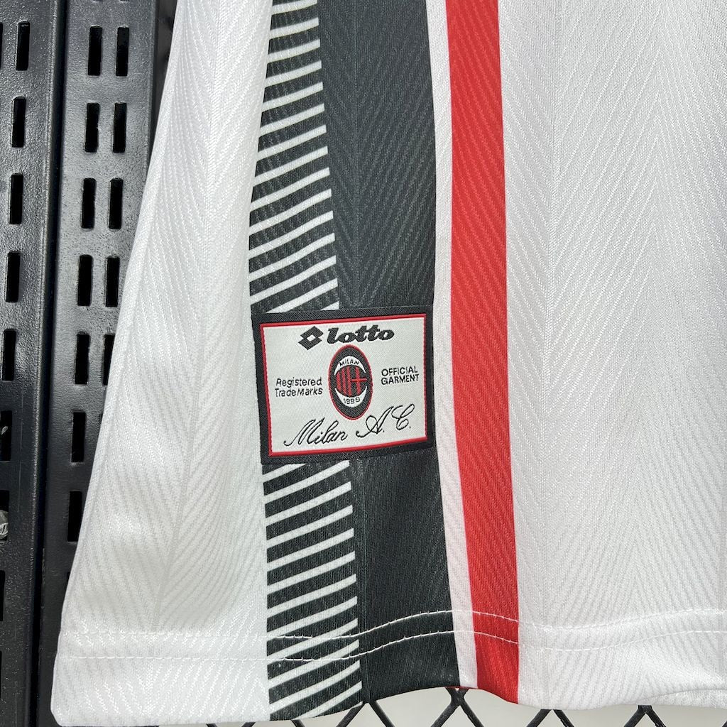 AC Milan Retro Away Jersey 1997/98 - White And Red - photo 6
