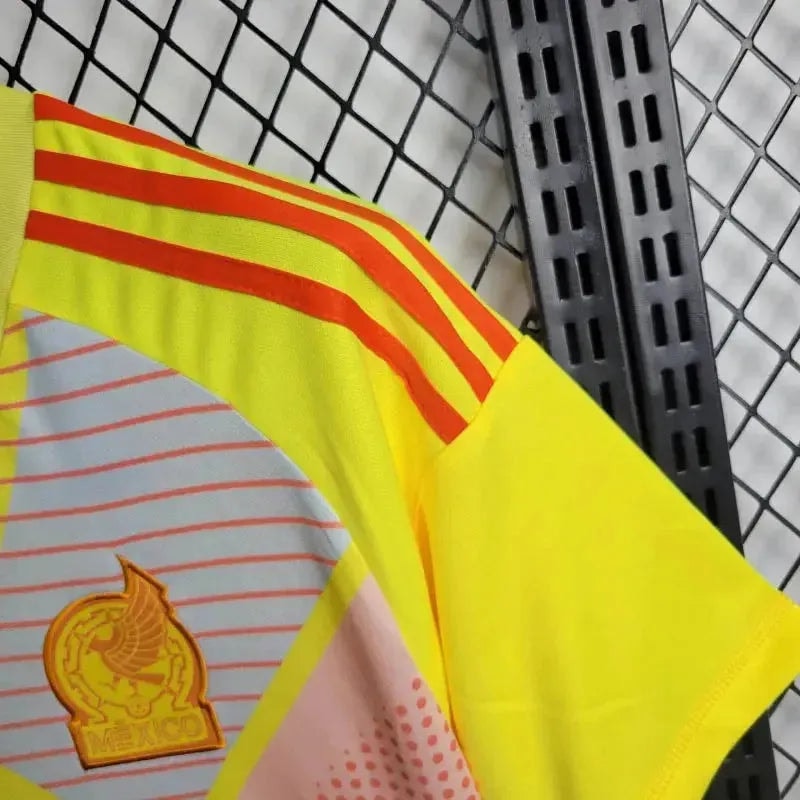 Mexico Goalkeeper Jersey 2024/25 - Yellow And Pink - photo 6