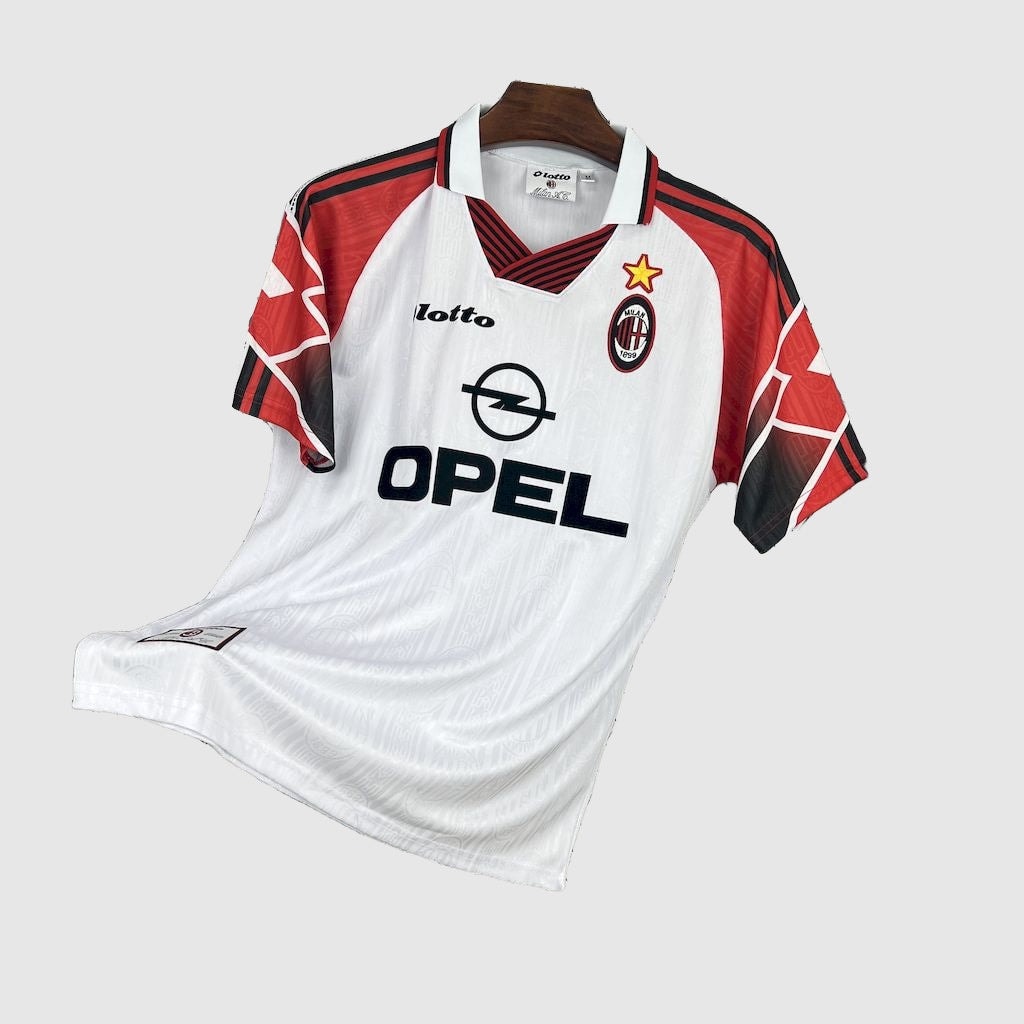 AC Milan Cup of Belo Horizonte Centenary 1997/98 Retro Jersey - White And Red - photo 4