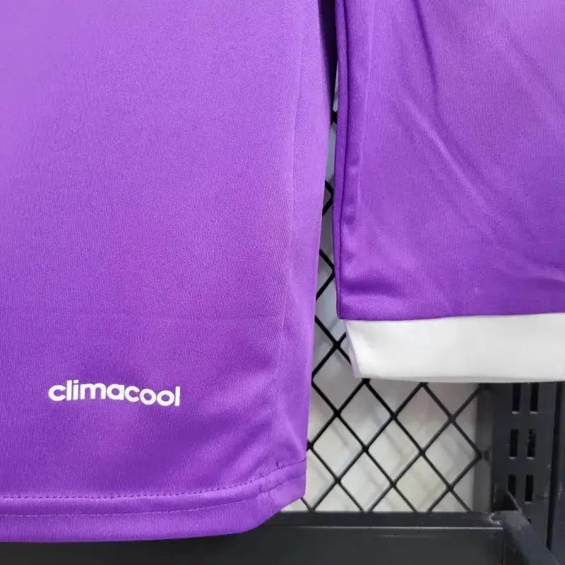 Real Madrid Retro Away Long Sleeve Jersey 2017/18 - Purple - photo 4