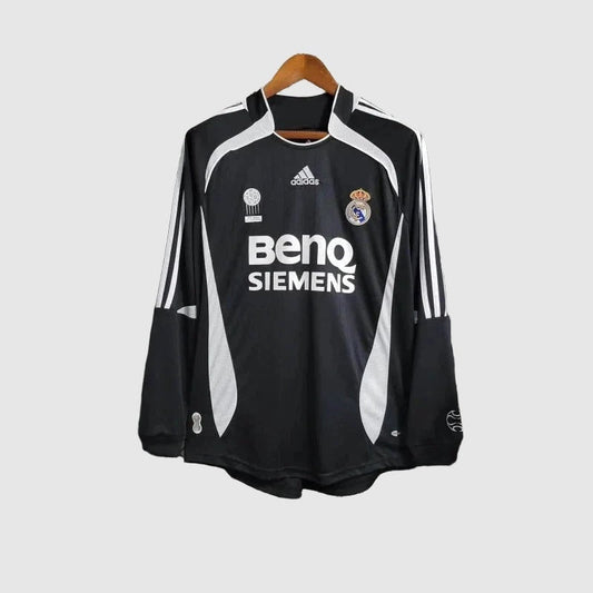 Camisa Retrô Manga Longa Real Madrid II 2006/07