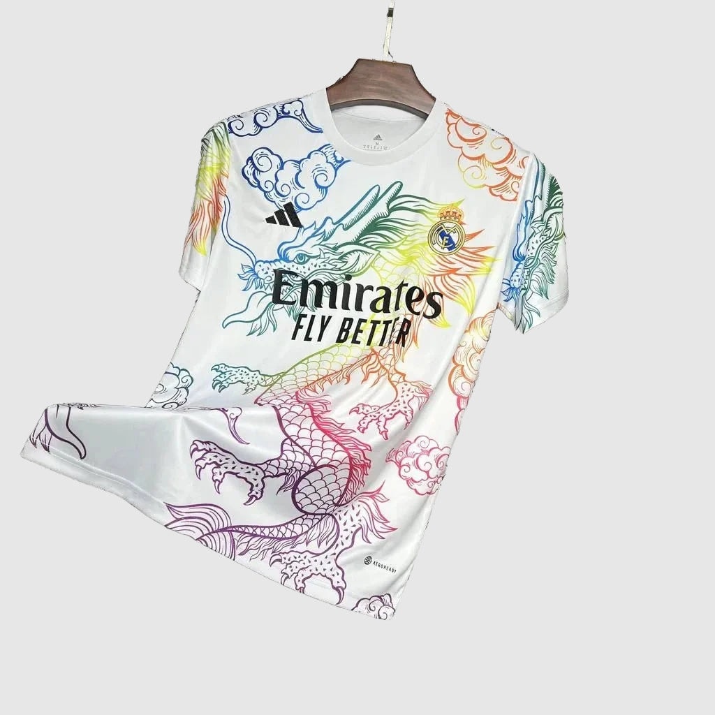 Real Madrid Chinese Dragon 2024/25 Fan Jersey - White Dragon - photo 5