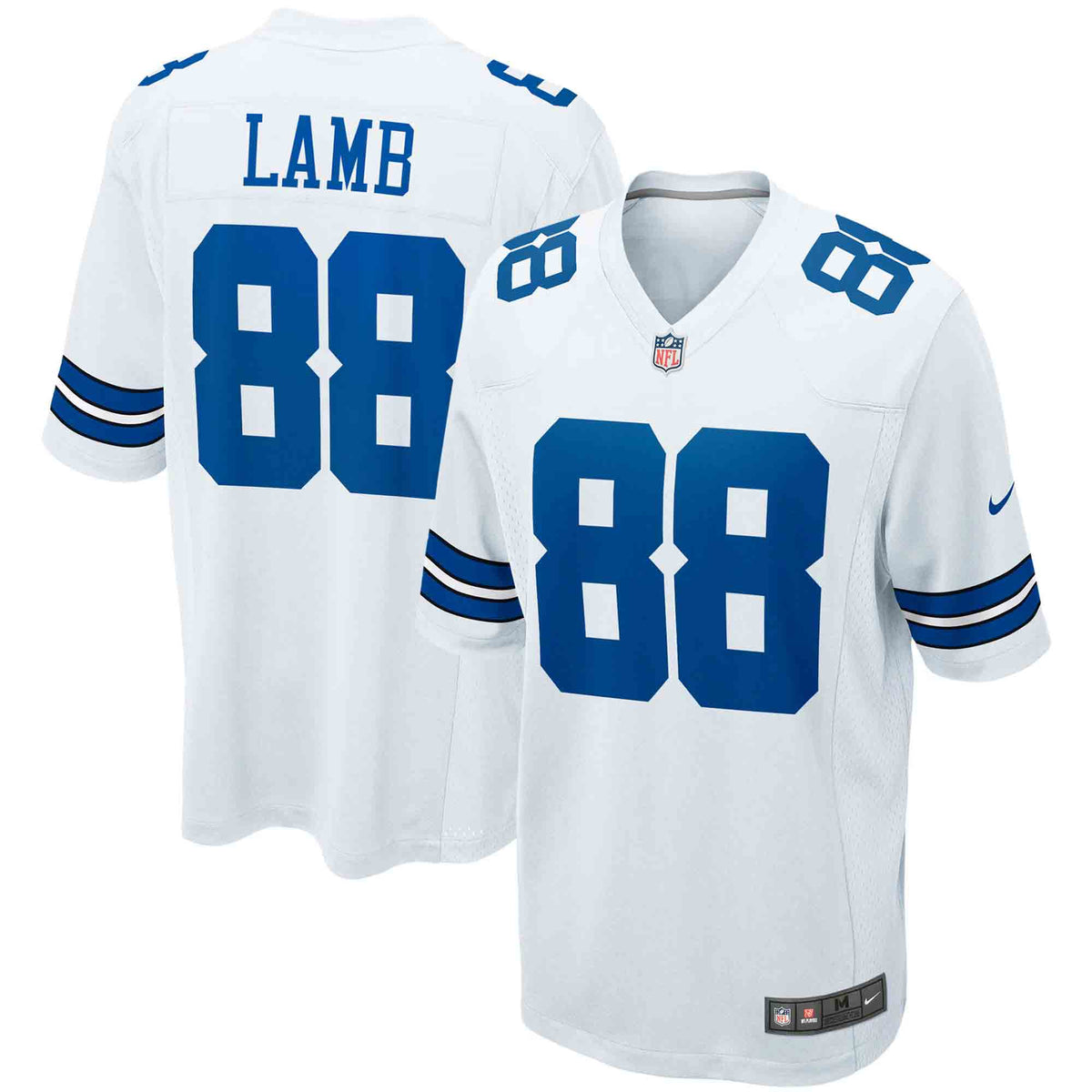 Dallas Cowboys CeeDee Lamb Alternate Game Team Jersey Navy - Lamb 88 Navy Silver Trim - photo 13