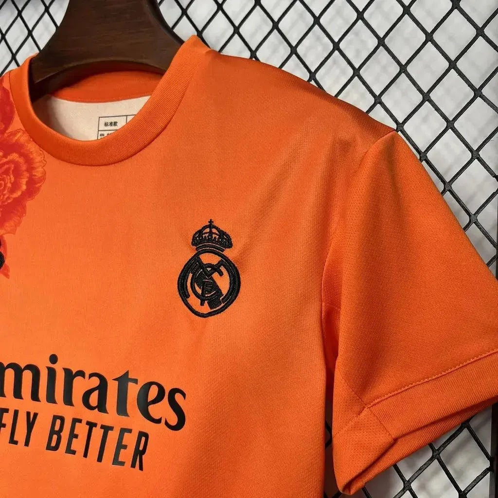 Real Madrid Y3 2024/25 Fourth Kids Kit - Orange - photo 3