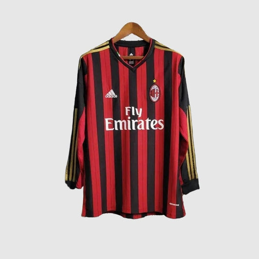 Camisa Retrô Manga Longa Milan 2013/14