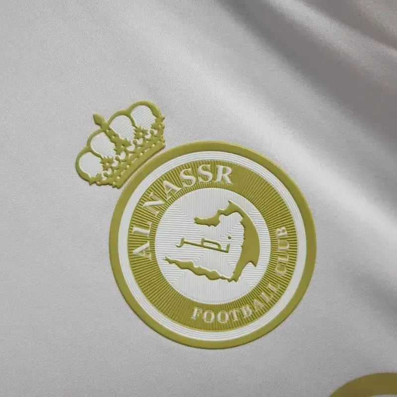Camisa Al Nassr II 24/25 Torcedor - Branca e Dourada - foto 3