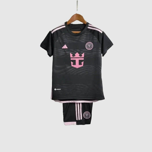 Inter Miami Away Kids Kit 2024/25 - Black And Pink
