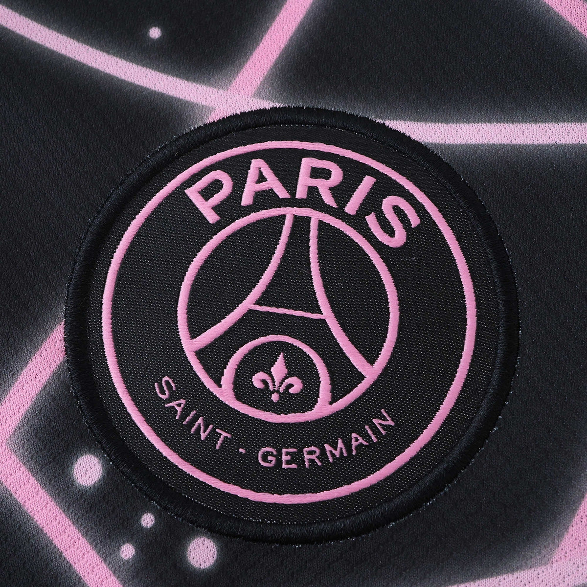 Camisa Pré-Jogo Paris Saint-Germain 25/26 - Preta Linhas Rosa - foto 3
