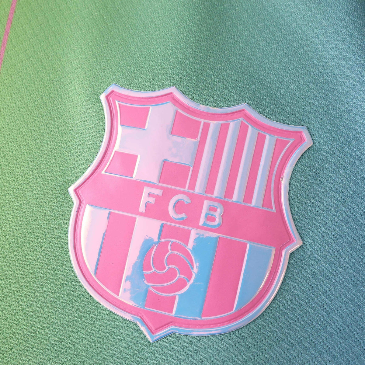 Camisa Barcelona Edição Especial Torcedor - Degradê Arco-Íris Pastel - foto 3