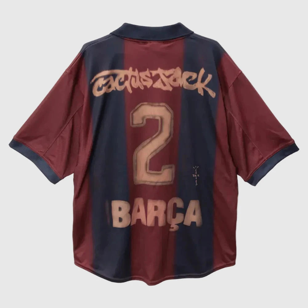 Barcelona Retro Home 2000/01 Oversized Jersey - photo 2