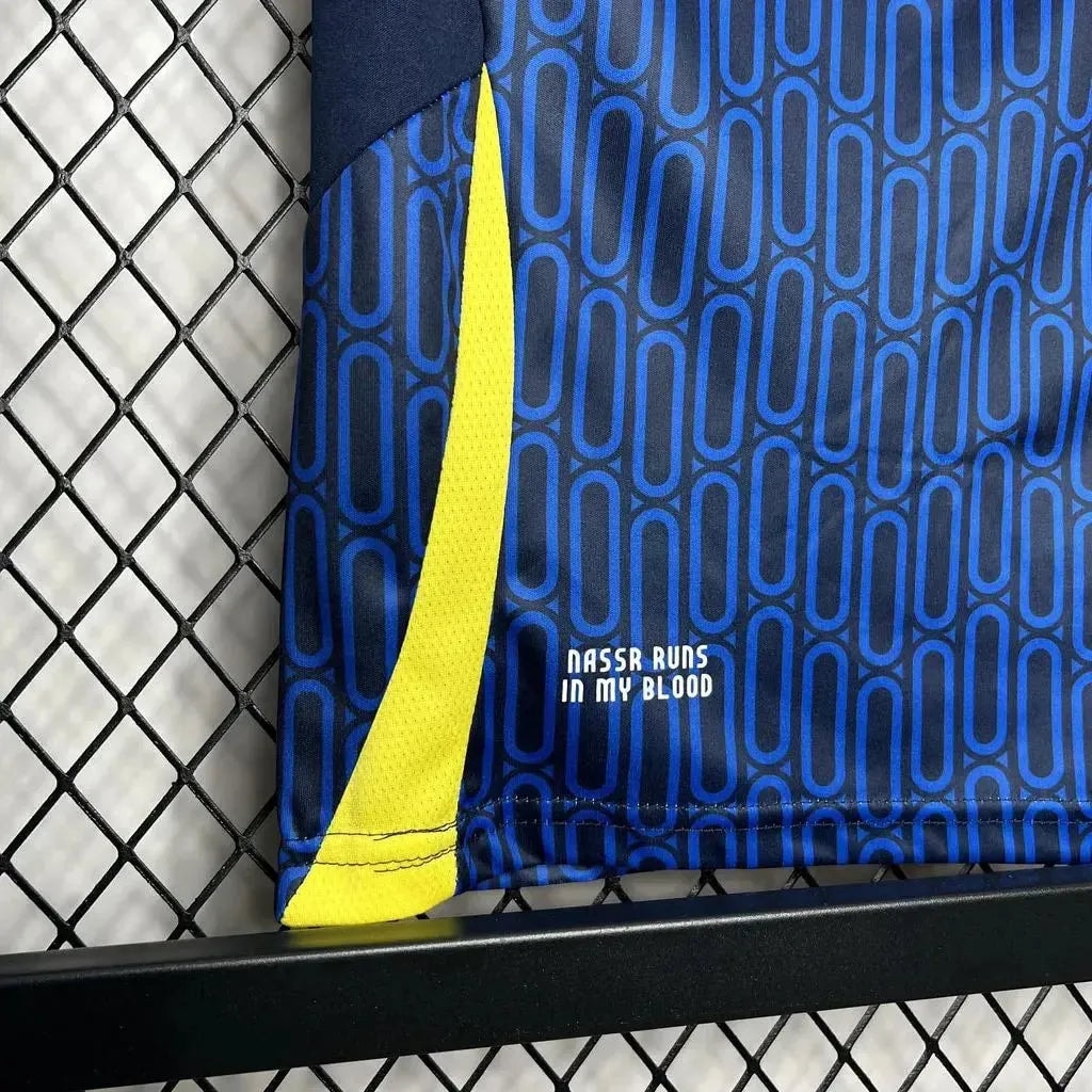 Al Nassr Away Kids Kit 2024/25 - Navy And Yellow - photo 5