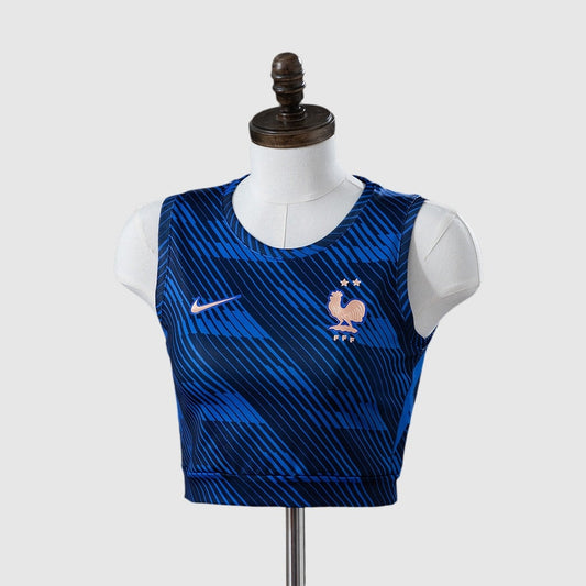France Home 2026/27 Women's Crop Tank Top