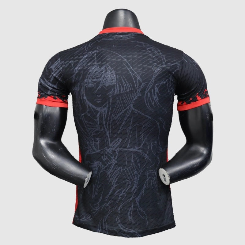 Japan Itachi Uchiha 2025/26 Fan Jersey - Black Anime Print - photo 4