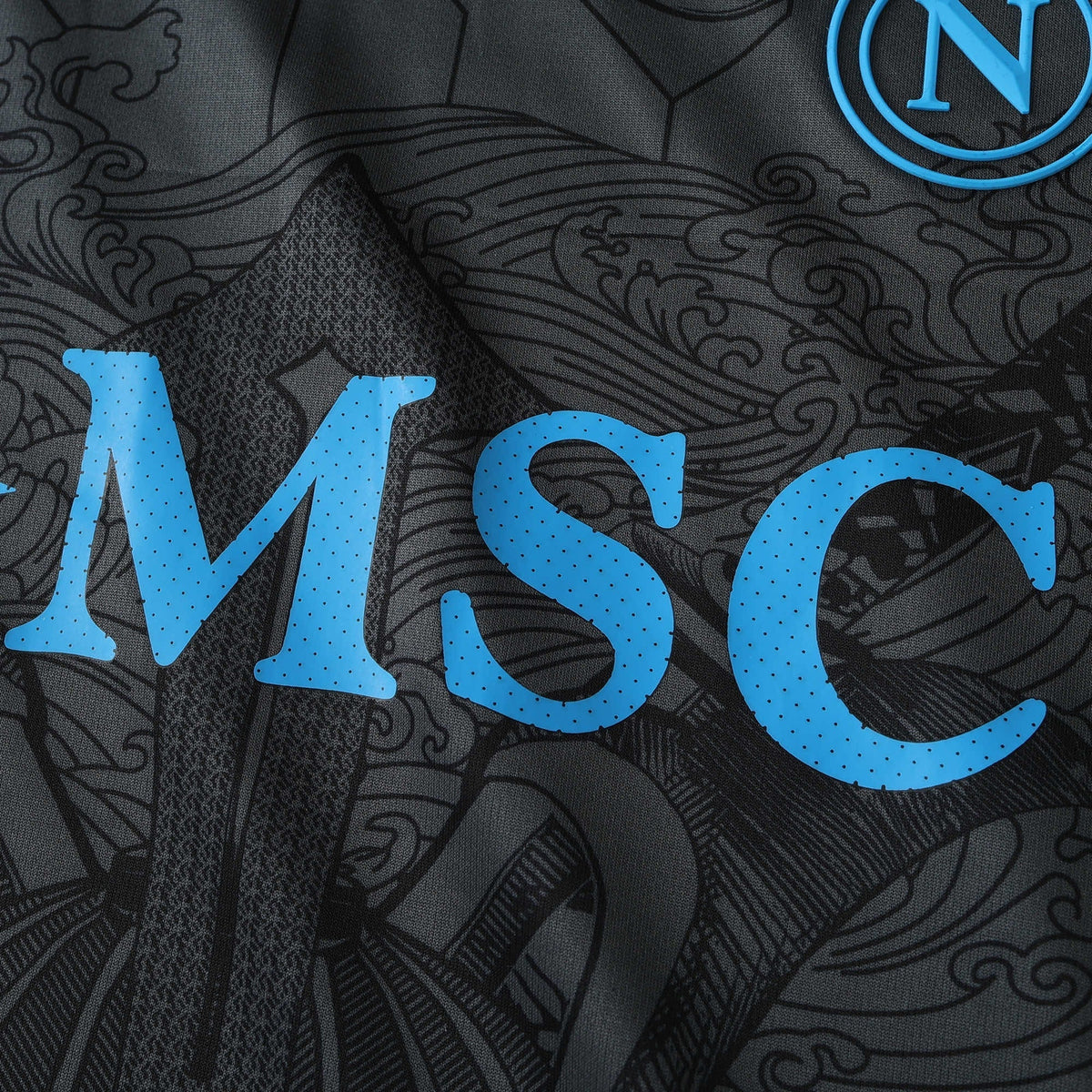 Camisa Napoli II 24/25 Torcedor - Preta Estampa Samurai - foto 6