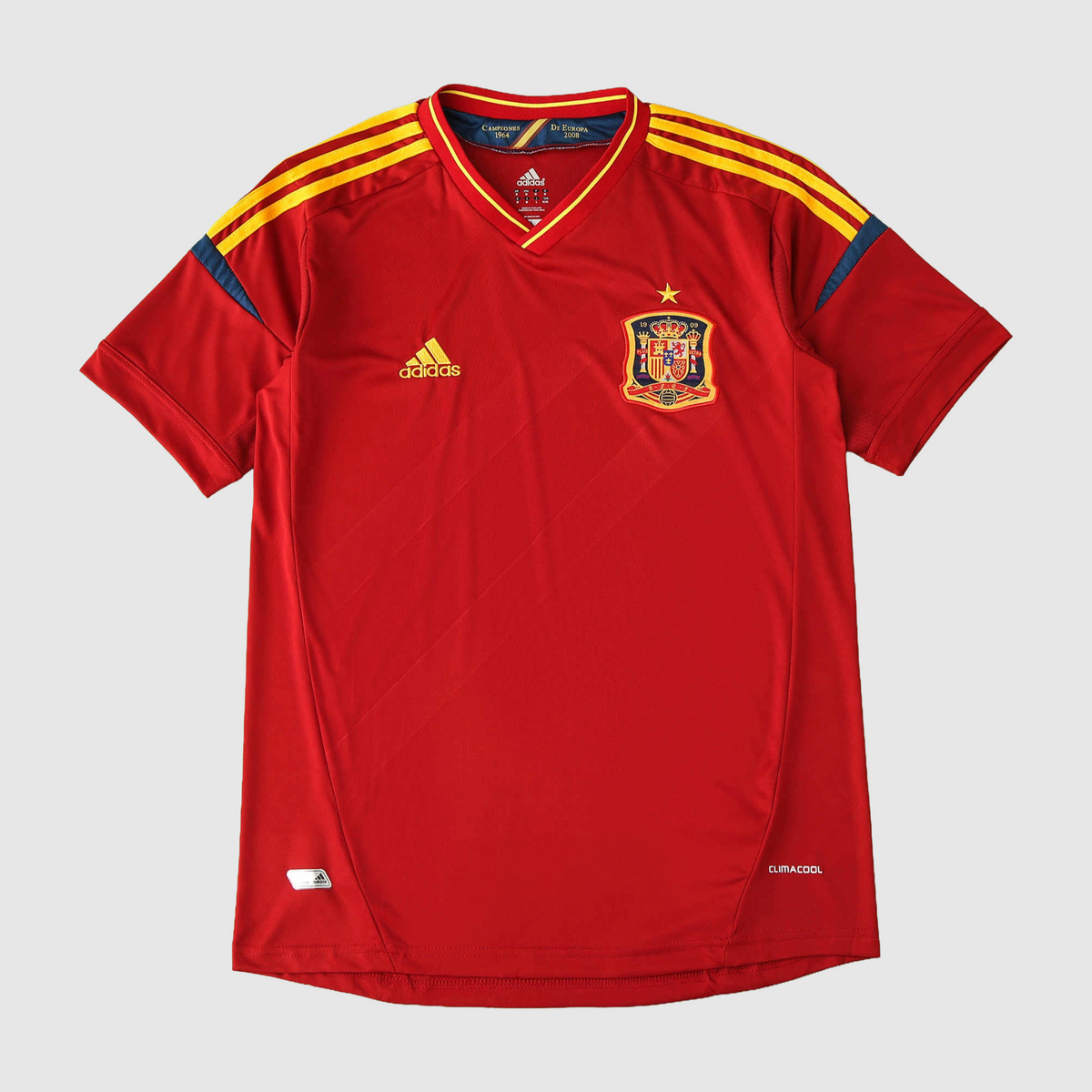 Spain Retro Home Jersey 2012