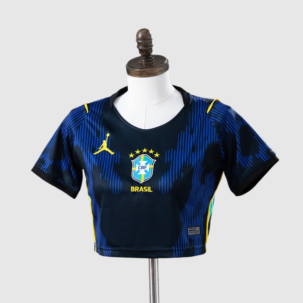 Brazil Away 2026/27 Women's Crop Jersey