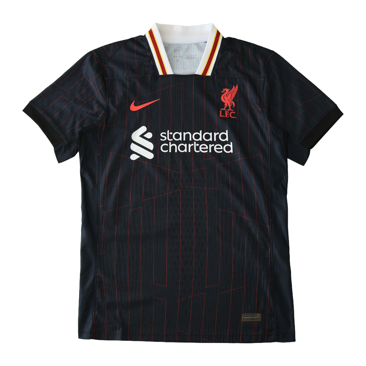 Camisa Liverpool Edição Especial - Preta Risca de Giz