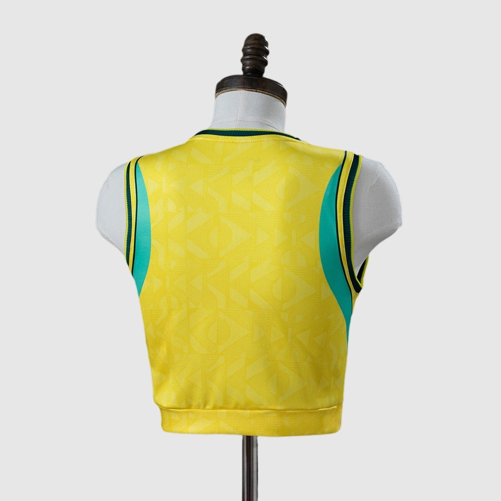 Brazil Home 2026/27 Women's Crop Tank Top - photo 2