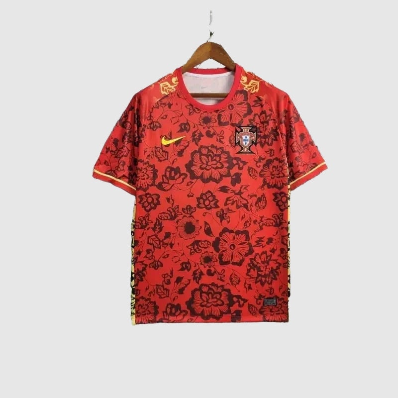 Portugal Training Jersey 2024/25 - Red Floral Print - photo 3