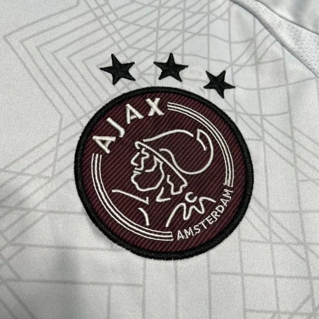 Ajax Away Jersey 2024/25 - White And Maroon - photo 3