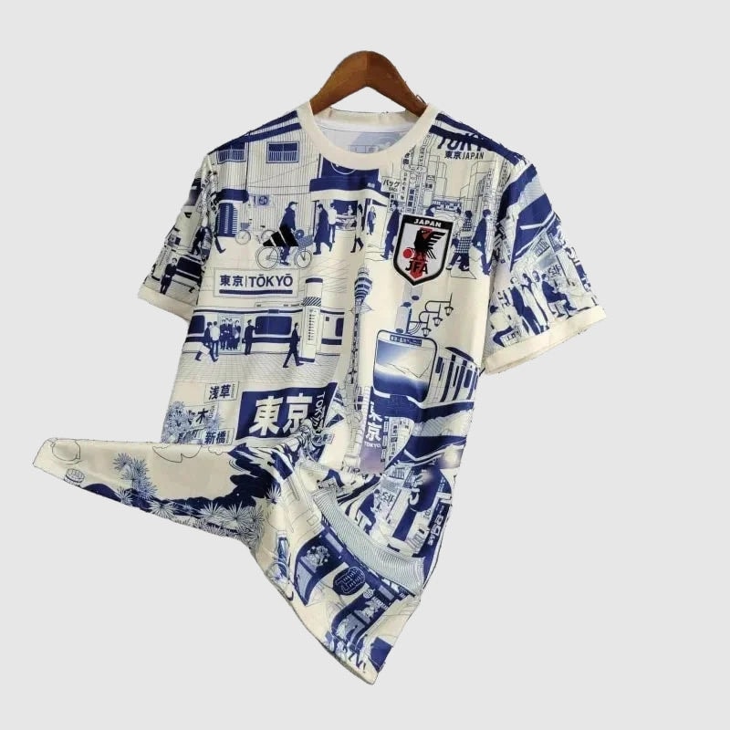 Camisa Japão Edição Especial Torcedor - Creme Estampa Tóquio