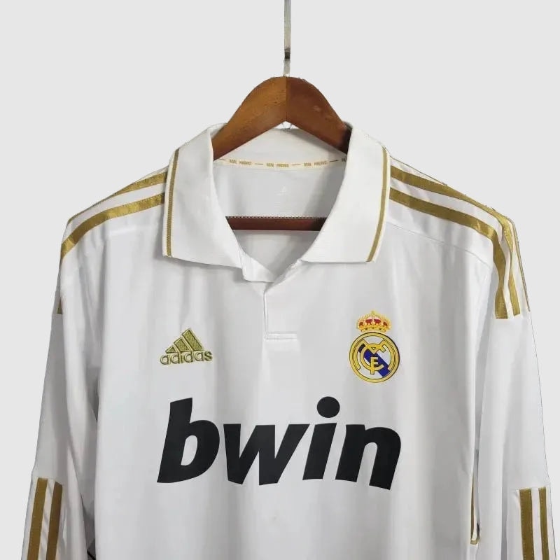 Real Madrid Retro Home Long Sleeve Jersey 2011/12 - photo 2