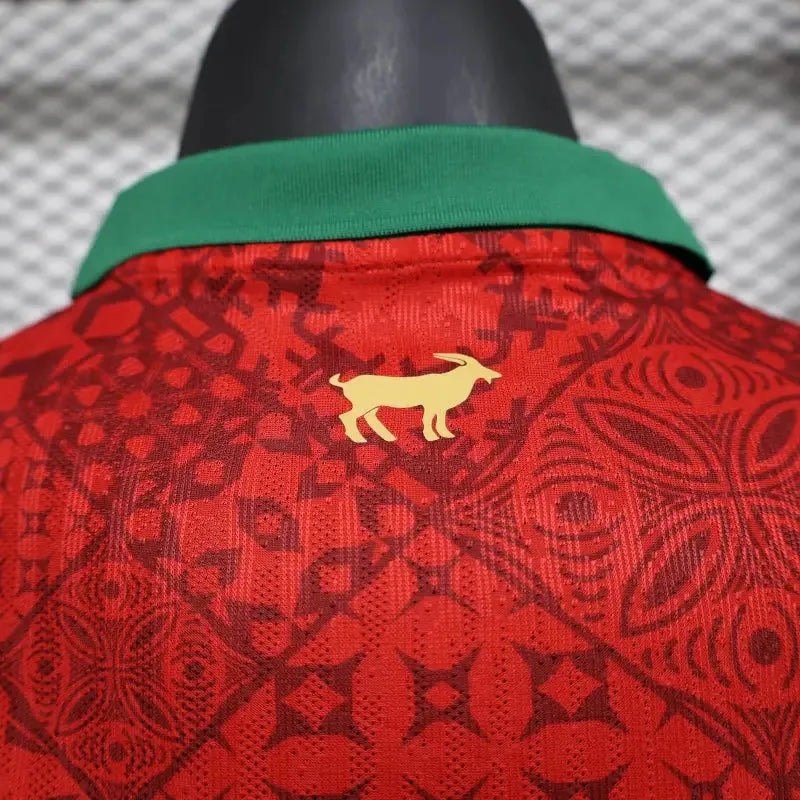 Camisa Portugal Celebration Edição Especial Jogador Vermelha - foto 2