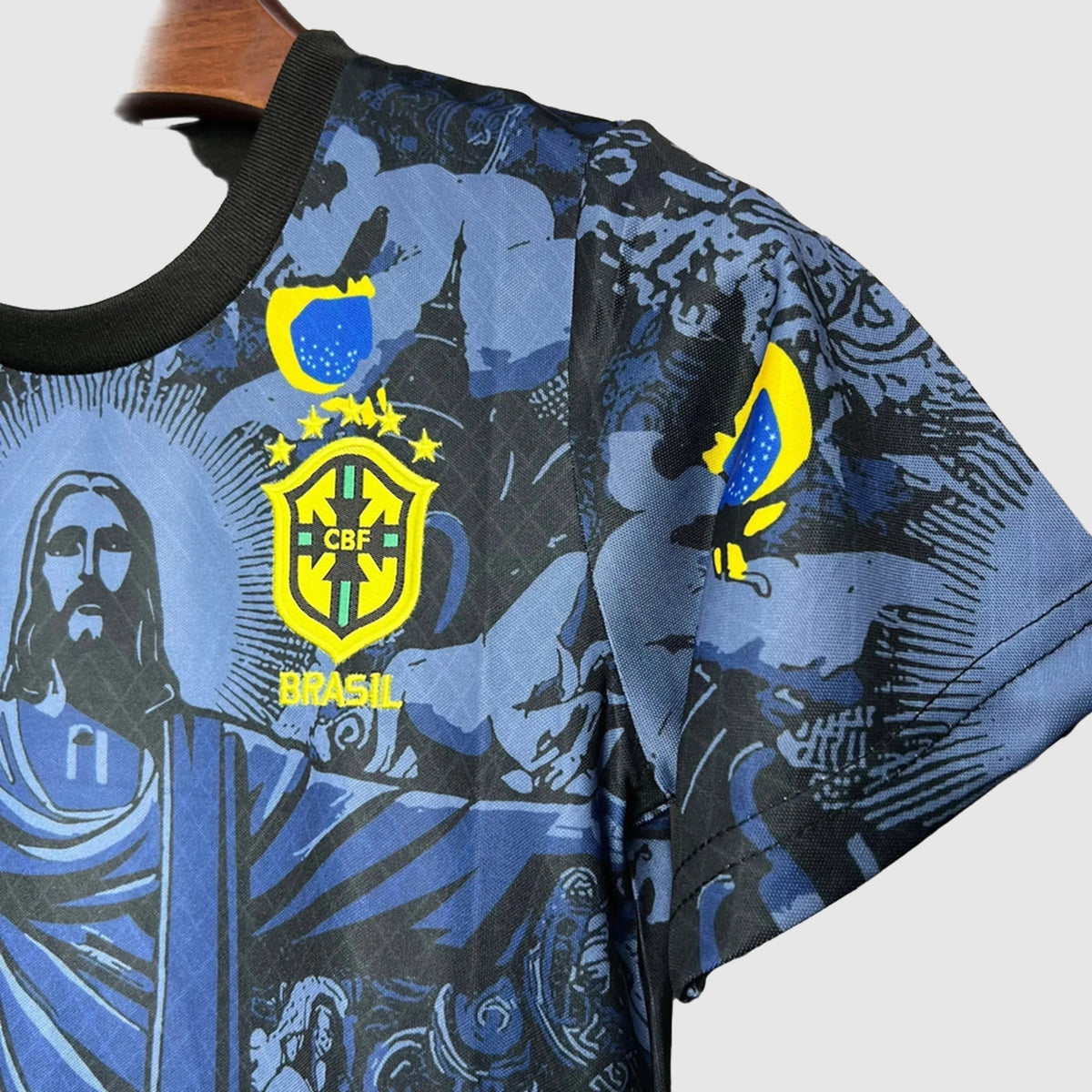 Kit Infantil Brasil Cristo Redentor Edição Especial - Azul Estampa Cristo Redentor - foto 2