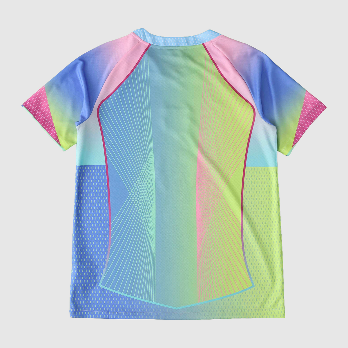 Camisa Barcelona Edição Especial Torcedor - Degradê Arco-Íris Pastel - foto 2