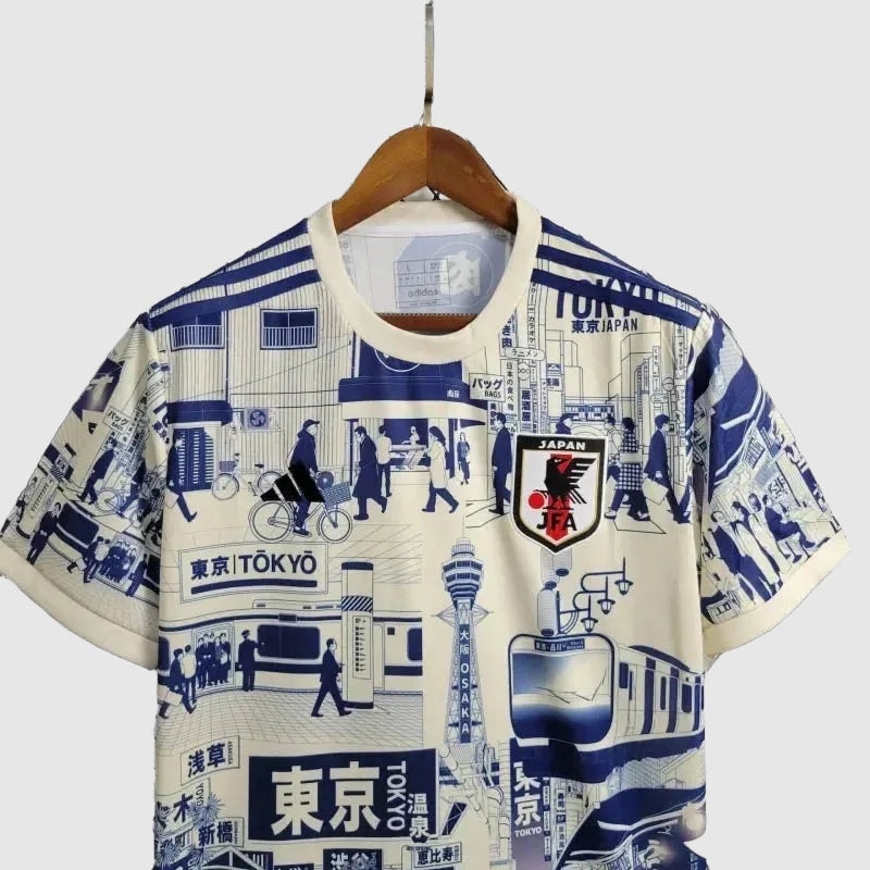 Camisa Japão Edição Especial Torcedor - Creme Estampa Tóquio - foto 4