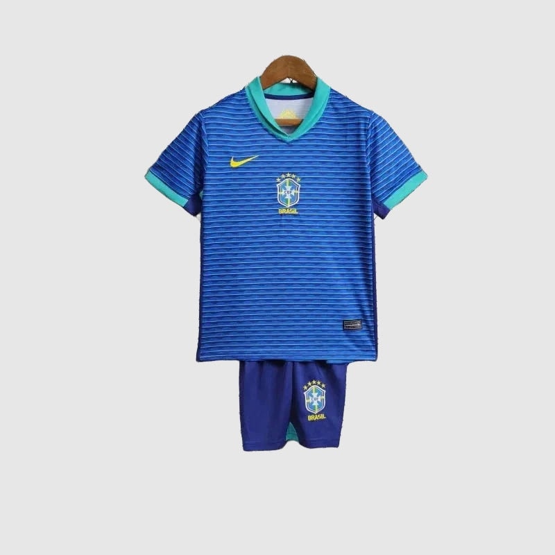 Brazil Away Kids Kit 2024/25