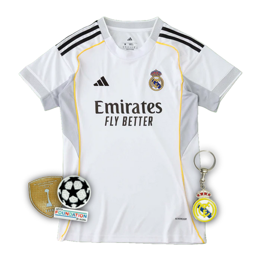 Camisa Real Madrid I 25/26 Feminina
