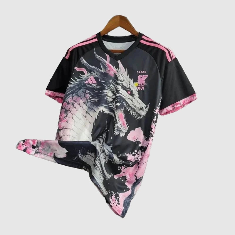 Japan Special Edition Fan Jersey - Black Pink Dragon