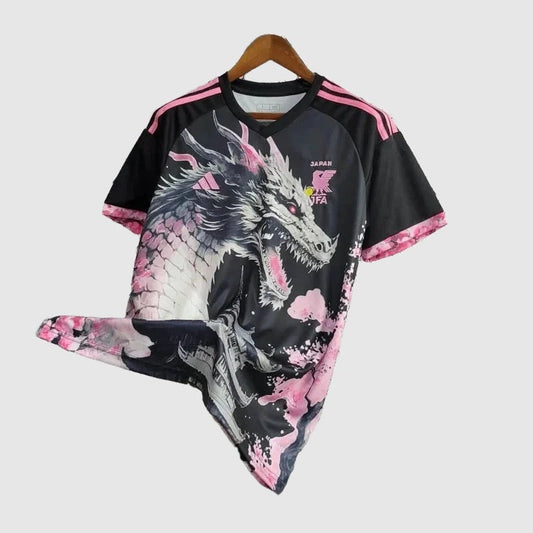 Camisa Japão Edição Especial Torcedor - Preta e Rosa Dragão