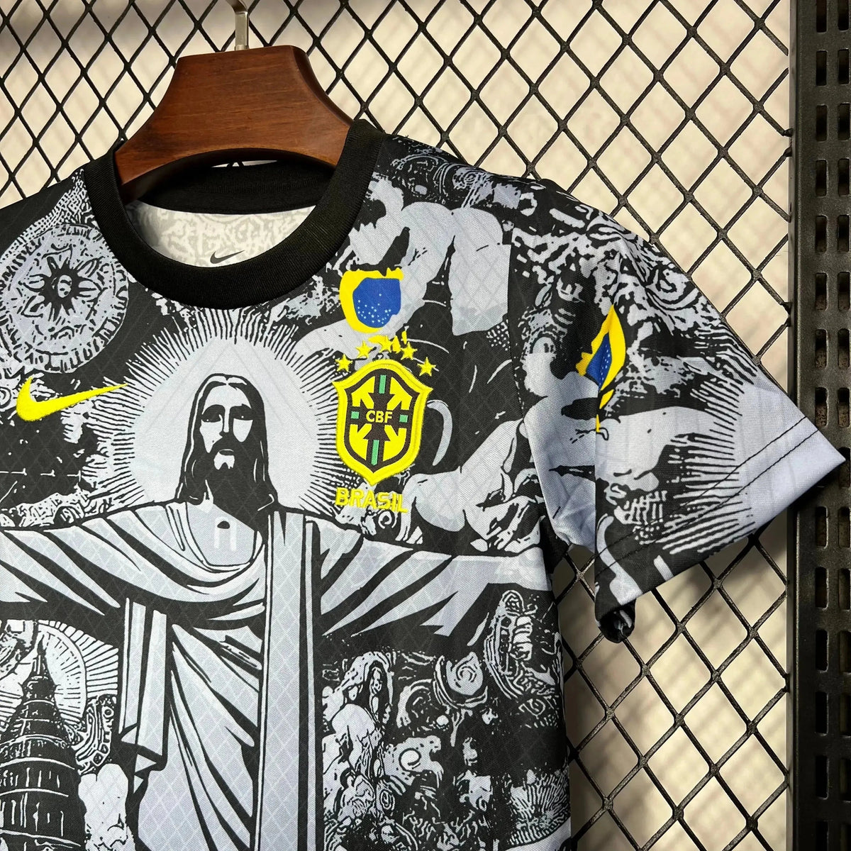 Kit Infantil Brasil Cristo Redentor Edição Especial - Cinza Estampa Cristo Redentor - foto 4
