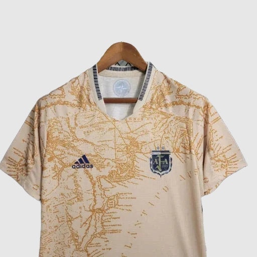 Camisa Argentina Edição Especial Torcedor - Bege Estampa de Mapa - foto 9