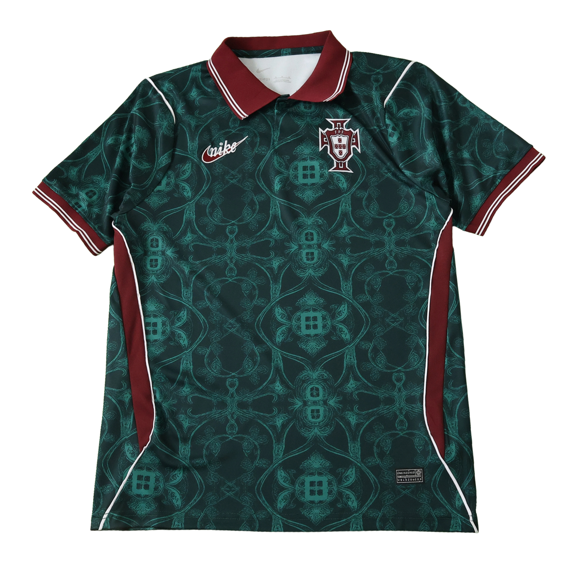 Portugal Special Edition Fan Jersey - Green And Burgundy