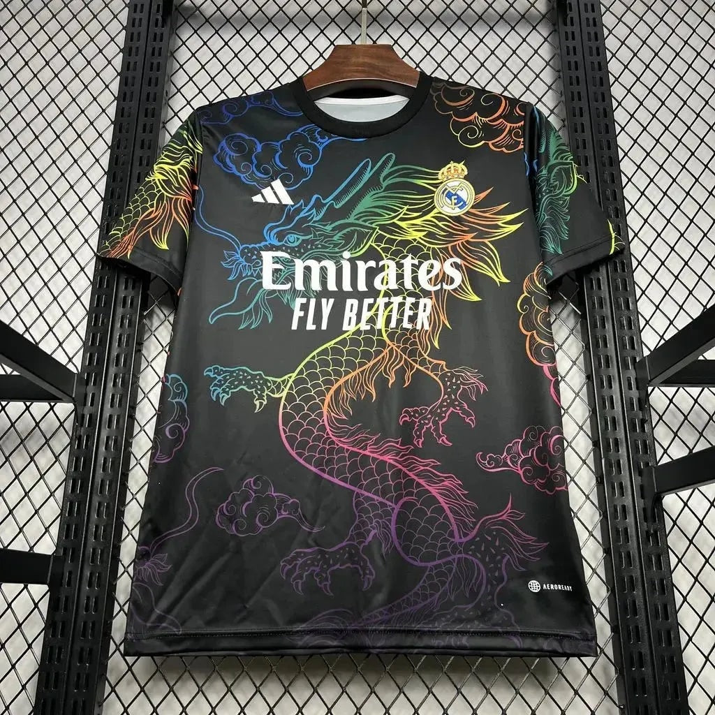 Real Madrid Chinese Dragon 2024/25 Fan Jersey - Black Dragon - photo 3