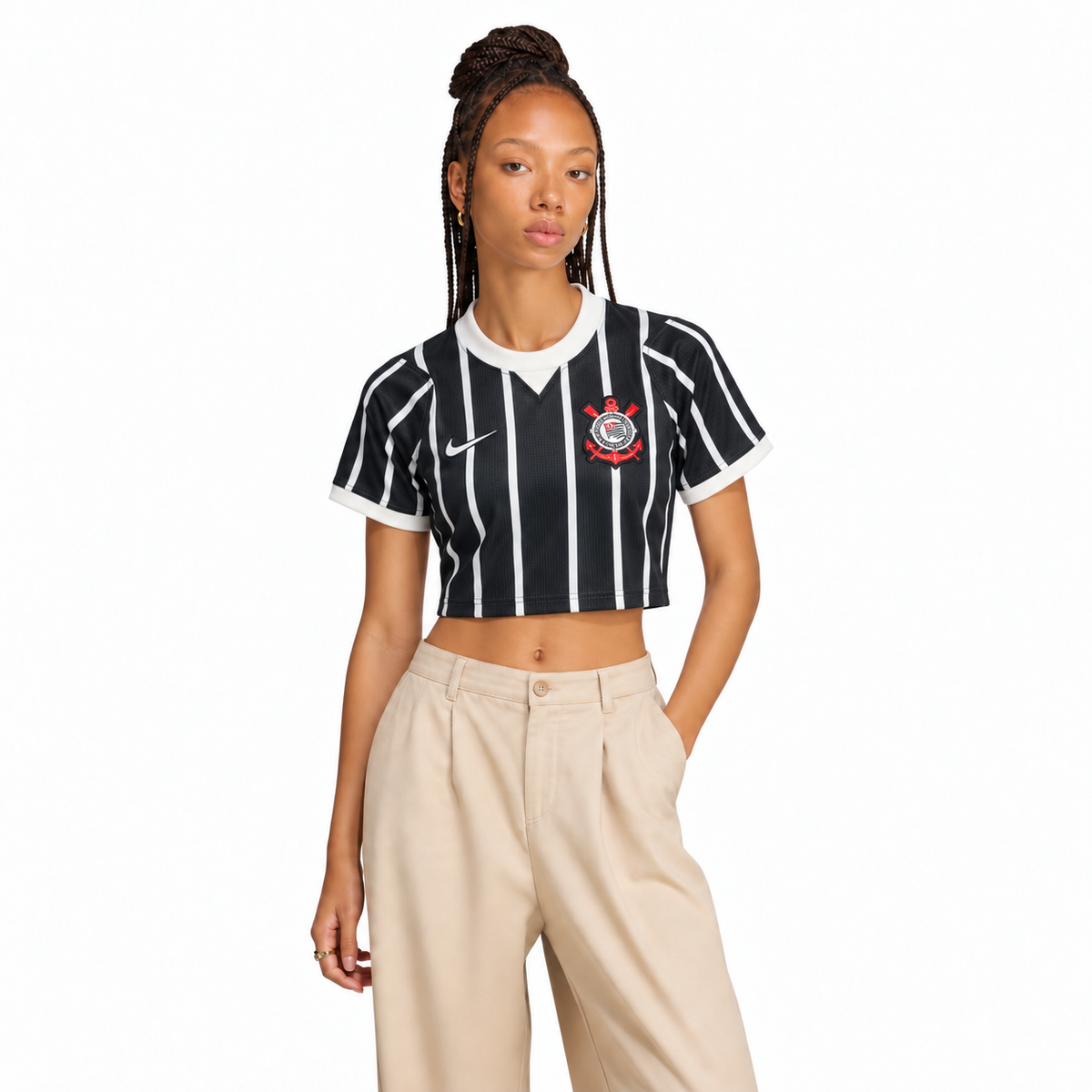 Corinthians Cropped Home 2026/27 Women's Jersey