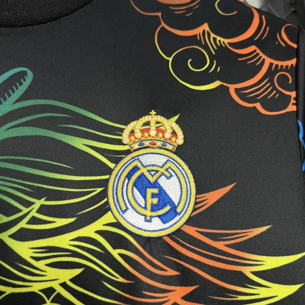 Real Madrid Chinese Dragon 2024/25 Fan Jersey - Black Dragon - photo 4