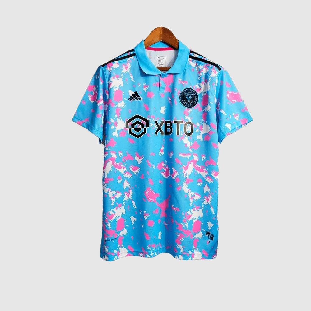 Camisa de Treino Inter Miami 23/24 - Azul Respingos Rosa - foto 2