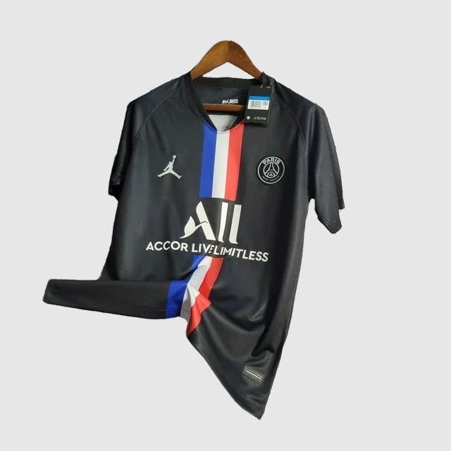 Paris Saint-Germain Away Jersey 2019/20 - Black Tricolor Stripe