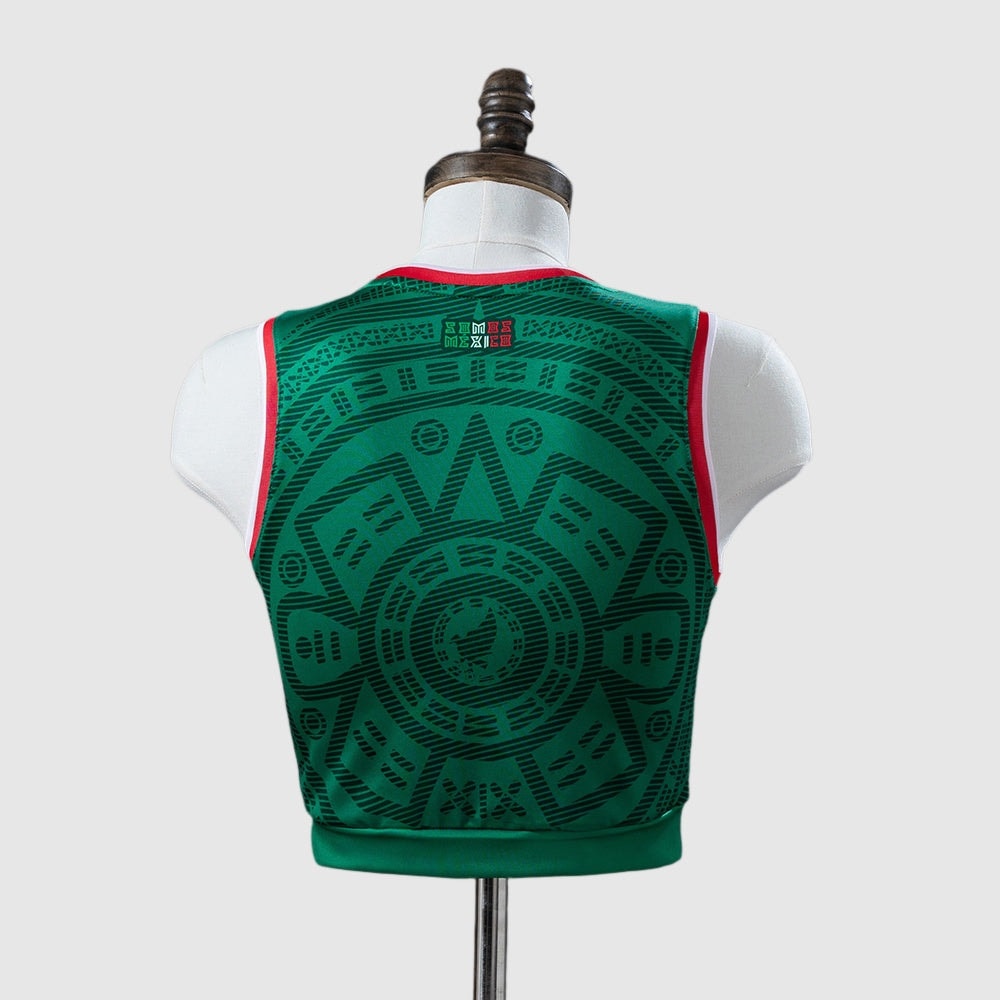 Mexico Home 2026/27 Women's Crop Tank Top - photo 2