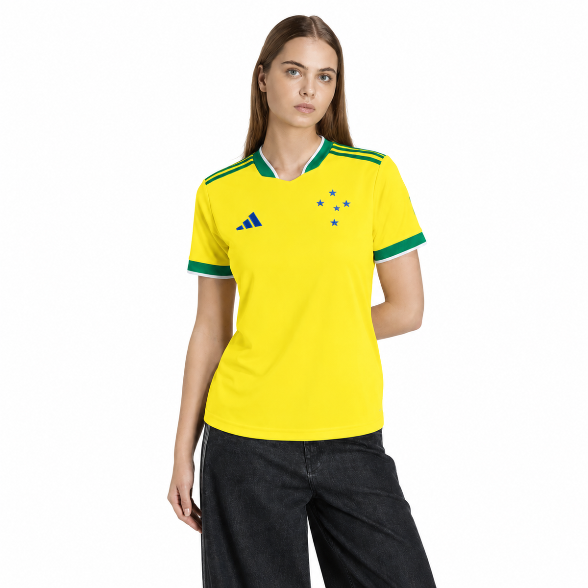 Cruzeiro Third 2026 Women's Jersey - Green and Yellow