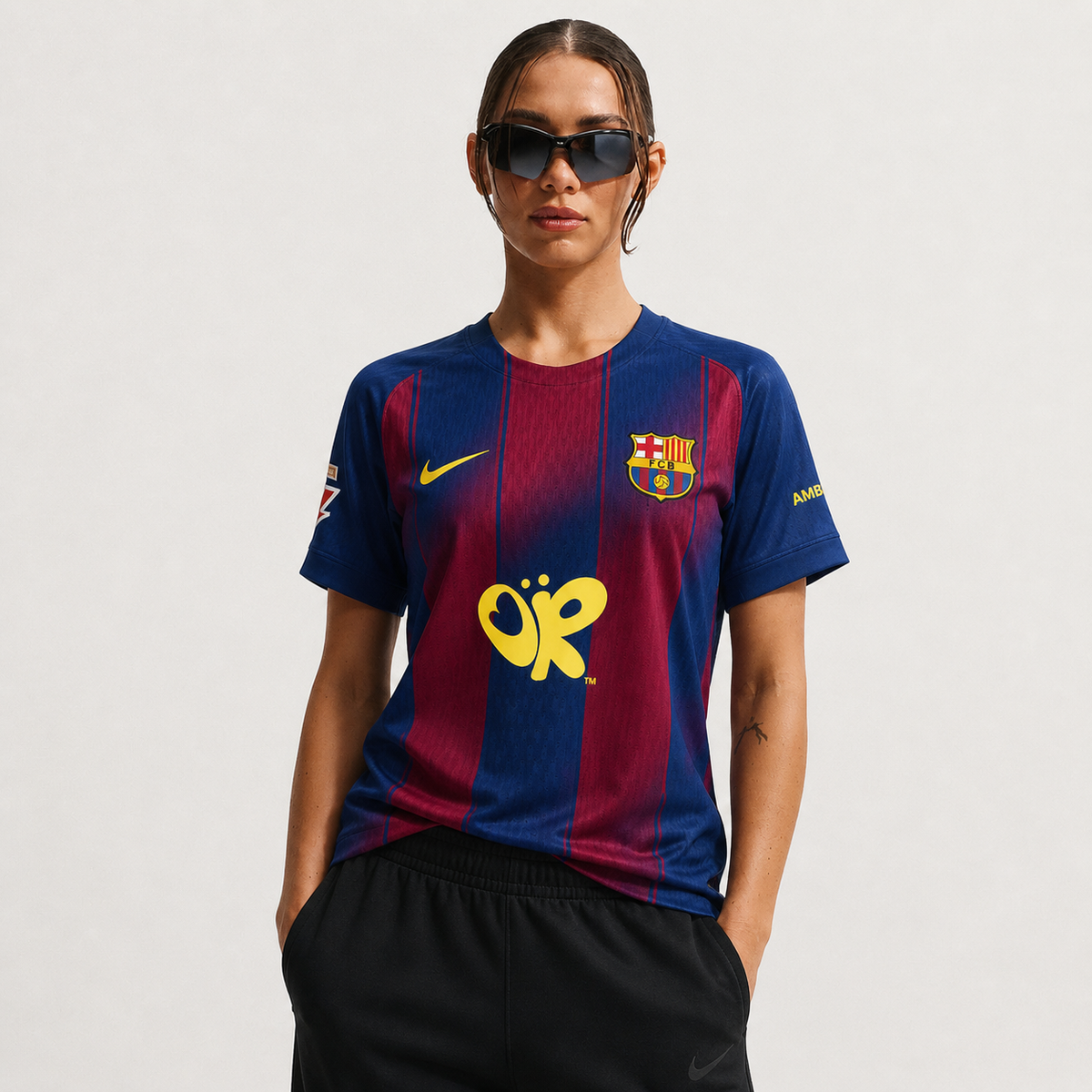 Camisa Barcelona I 25/26 Jogador - Logo Amarelo Bolha - foto 2